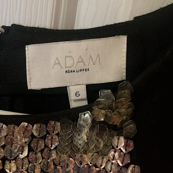 Adam by Adam Lippes black sequin party dress. Size 6 - Picture 2 of 6